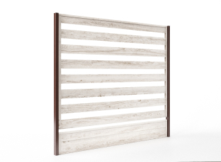 Hornval Plotový panel s lamelami 120 x 200 cm Bříza
